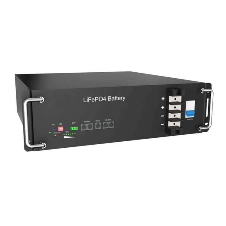 2560Wh 51.2V DC रैक माउंट Lifepo4 बैटरी औद्योगिक वाणिज्यिक ऊर्जा भंडारण के लिए