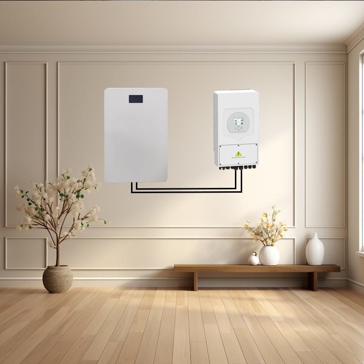 2.56kwh दीवार पर चढ़े हुए लिथियम आयरन फॉस्फेट बैटरी भंडारण घर सौर प्रणाली के लिए