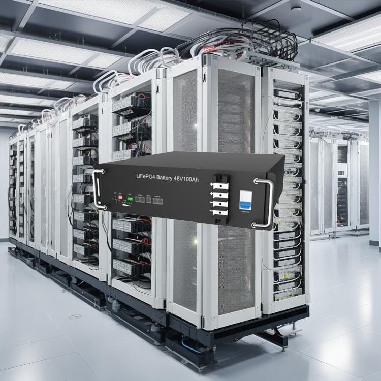 51.2v 5.12kwh रैक माउंट लिथियम बैटरी ऊर्जा भंडारण के लिए सौर दूरसंचार