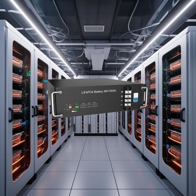 सौर ऊर्जा भंडारण रैकमाउंट लिथियम बैटरी 48V 51.2V 50ah 200ah 6000 चक्र